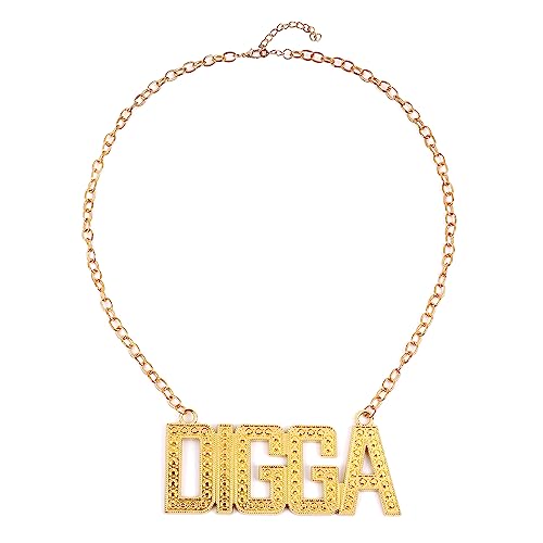 KarneLux Halskette 'Digga' in Gold - Hip Hop Schmuck von KarneLux