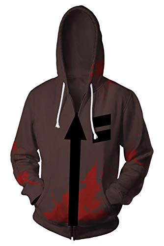 Angels of Death Isaac·Foster Zack Coat Kapuzenpullover Braun S von Karnestore