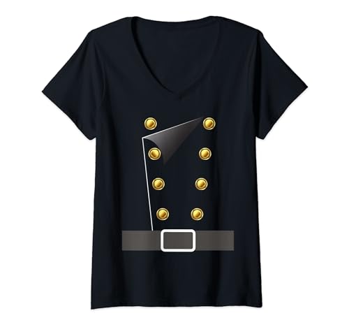 Damen Schornsteinfeger Kaminfeger Fasching Karneval Kostüm Lustig T-Shirt mit V-Ausschnitt Damen Schornsteinfeger Kaminfeger Fasching Karneval Kostüm Lustig T-Shirt mit V-Ausschnitt von Karneval Fasching Merch