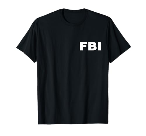 FBI Kostüm Agent I Karneval Damen und Herren Arbeitskleidung T-Shirt von Karneval Fasching Outfit Verkleidung Polizei
