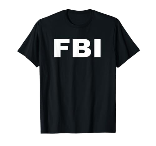 FBI Kostüm Agent I Karneval Damen und Herren Arbeitskleidung T-Shirt von Karneval Fasching Outfit Verkleidung Polizei