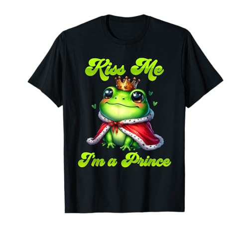 Froschkostüm KISS ME I'M A PRINCE Lustiges Karneval Männer T-Shirt Froschkostüm KISS ME I'M A PRINCE Lustiges Karneval Männer T-Shirt von Karneval Geschenk Frosch Shirt Fasching Kostüm