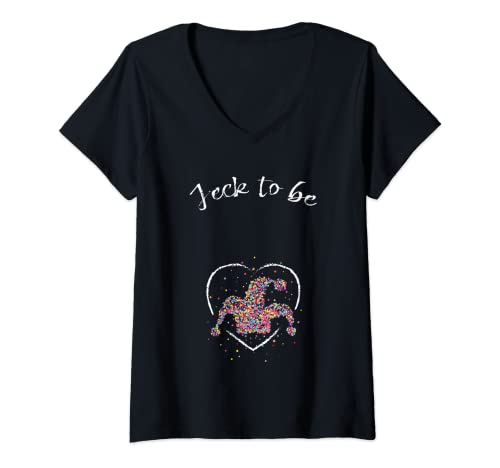 Damen Karneval Konfetti Schwanger Kostümersatz Schwangerschaft T-Shirt mit V-Ausschnitt Damen Karneval Konfetti Schwanger Kostümersatz Schwangerschaft T-Shirt mit V-Ausschnitt von Karneval Konfetti Schwangerschaft Mama Babybauch