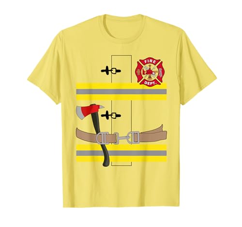 Feuerwehrmann Karneval Fasching Feuerwehr Kinder Kostüm T-Shirt von Karneval & Fasching Kostüm Outfits