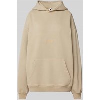 Karo Kauer Oversized Hoodie mit Kapuze in Sand, Größe XL von Karo Kauer