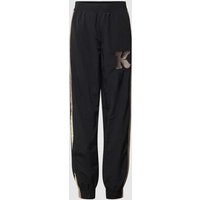 Karo Kauer Sweatpants mit Label-Stitching in Black, Größe M von Karo Kauer