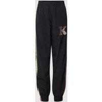 Karo Kauer Sweatpants mit Label-Stitching in Black, Größe XS von Karo Kauer