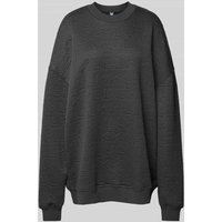 Karo Kauer Sweatshirt mit Logo-Muster in Dunkelgrau, Größe S von Karo Kauer