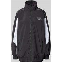 Karo Kauer Trainingsjacke mit Label-Print in Black, Größe XL von Karo Kauer