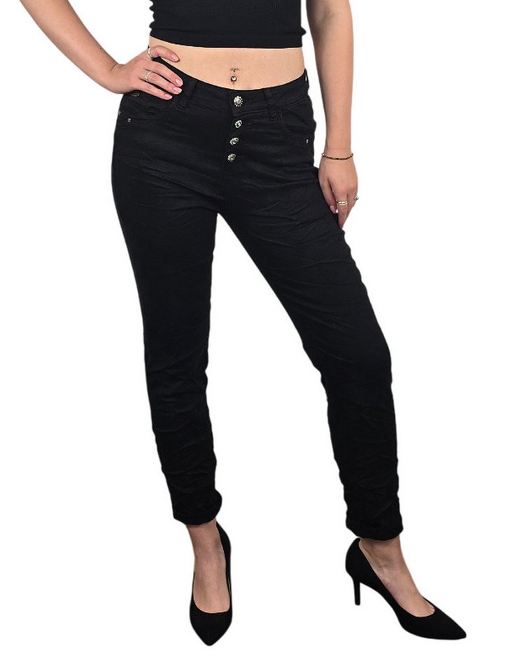 Karostar Slim-fit-Jeans Damen Karostar 4 Knöpfe 36 - 48 von Karostar