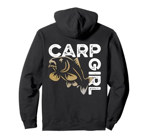 Carp Girl - Karpfenangeln Kleidung Karpfen Frauen Anglerin Pullover Hoodie Carp Girl - Karpfenangeln Kleidung Karpfen Frauen Anglerin Pullover Hoodie von Karpfen Angelkleidung für Frauen