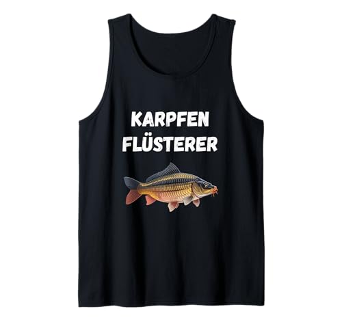 Herren Karpfenflüsterer Angler Angeln Angel Fischen Karpfen Tank Top Herren Karpfenflüsterer Angler Angeln Angel Fischen Karpfen Tank Top von Karpfenflüsterer Angler Angeln Fischen Karpfen