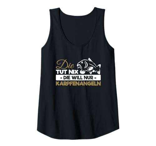 Damen Die Tut Nix Die Will Nur Karpfenangeln Karpfenzubehör Angeln Tank Top Damen Die Tut Nix Die Will Nur Karpfenangeln Karpfenzubehör Angeln Tank Top von Karpfenzubehör fürs Angeln & Karpfenangeln Zubehör
