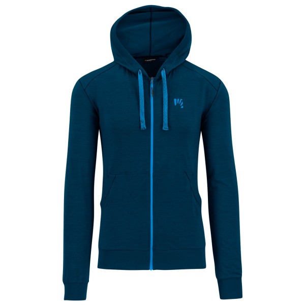 Karpos - Coppolo Merino Full Zip Hoodie - Merinohoodie Gr XXL blau von Karpos