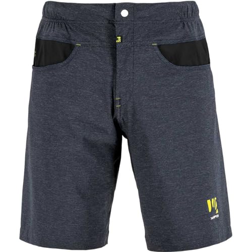 Karpos Herren Dolada Shorts, Blue-Black-Jasmine Green, 48 von Karpos