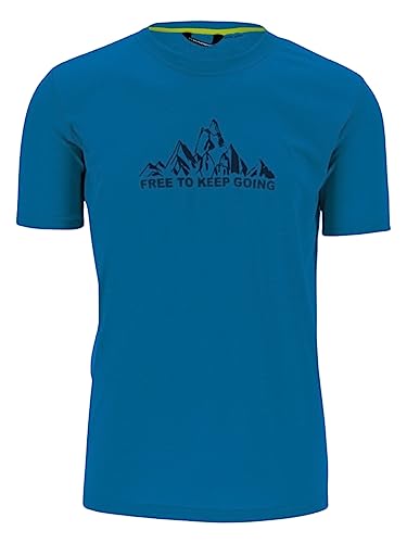 Karpos Herren Loma Print T-Shirt, Indigo Blue, XL von Karpos