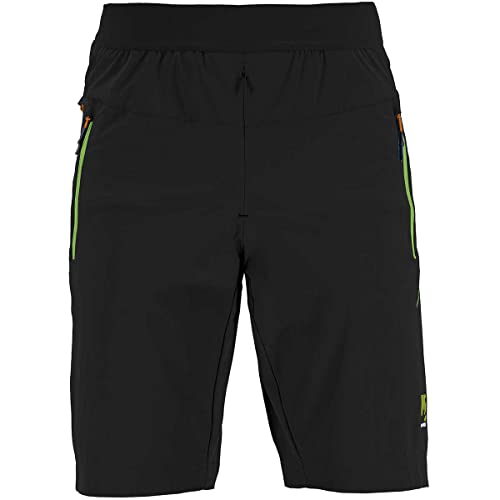 Karpos Herren TRE Cime Shorts, Black-Jasmine Green, 54 von Karpos