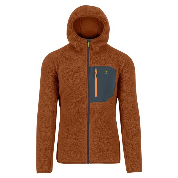 Karpos - Moiazza Retro Hoodie Fleece - Fleecejacke Gr L braun von Karpos