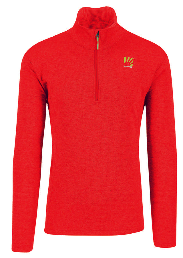 Karpos Pizzocco Half Zip Herren Fleeceshirt fiery red M von Karpos