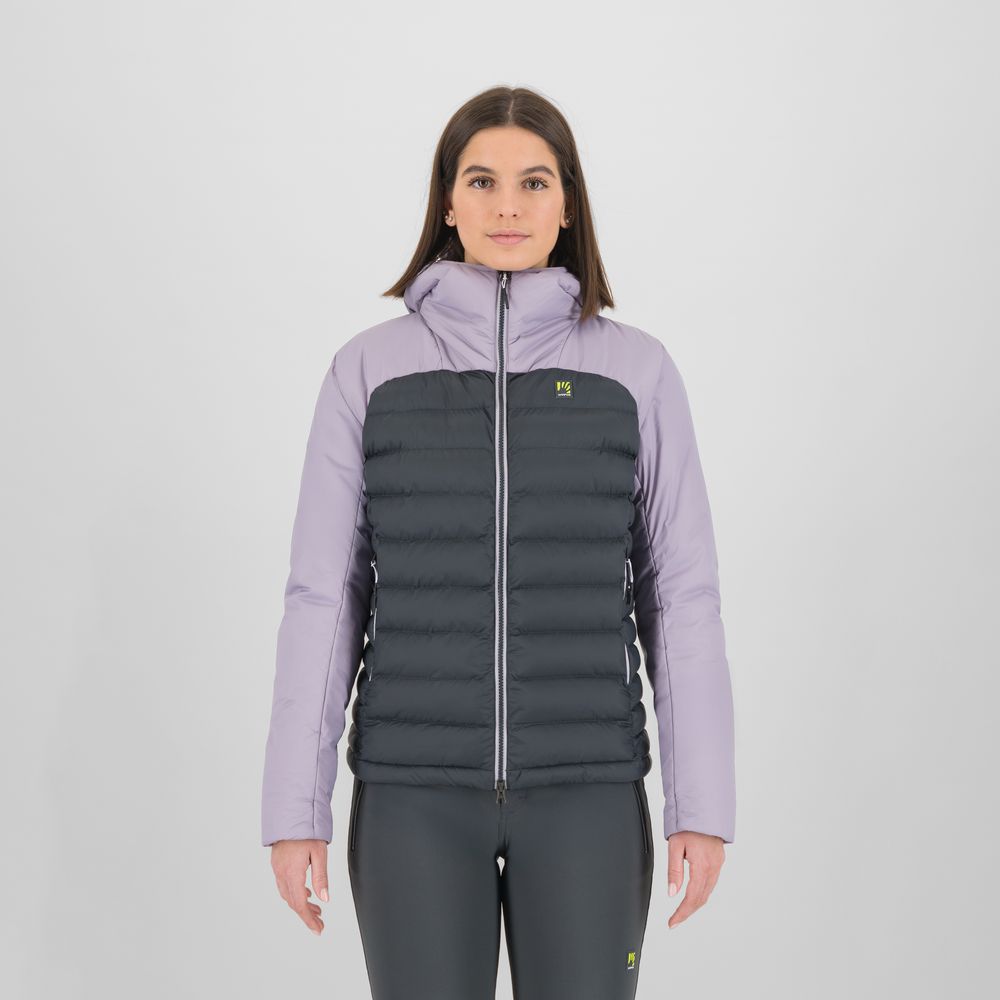 Karpos Sass D'ortiga Damen Isolationsjacke woodlgray lavender M von Karpos