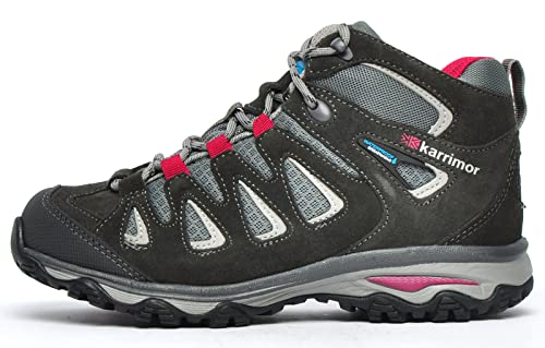 Karrimor Damen Isla Mid Ladies Weathertite Trekking-& Wanderstiefel, Schwarz (Black Sea Pink), 37 EU von Karrimor