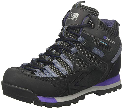 Karrimor Damen Spike Mid 3 Ladies Weathertite Trekking-& Wanderstiefel, Schwarz (Black/Purple Bkp), 39 1/3 EU von Karrimor