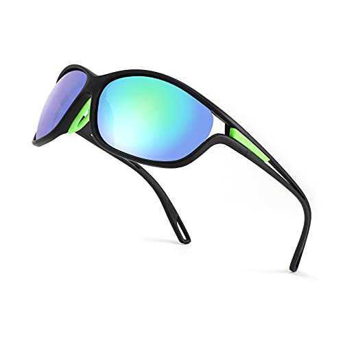 Karsaer Polarisierte Sport-Sonnenbrille für Damen und Herren, zum Autofahren, Radfahren, Laufen, K7082 von Karsaer