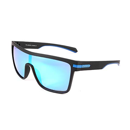 Karsaer Flat Top TR90 Polarisierte Sport Männer Damen Sonnenbrille Vintage Square Radfahren Laufen Angeln Golf Wandern Sportbrille von Karsaer