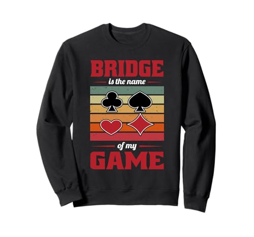 Kartenspiel Design Für Männer Frauen Retro Bridge Turnier Sweatshirt Kartenspiel Design Für Männer Frauen Retro Bridge Turnier Sweatshirt von Kartenspieler Karten Symbole Überraschung