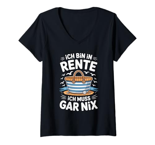Damen Mir Reicht's Ich GEH Kart Fahren Abenteuer T-Shirt mit V-Ausschnitt Damen Mir Reicht's Ich GEH Kart Fahren Abenteuer T-Shirt mit V-Ausschnitt von Kartfahren Motorsport Leidenschaft