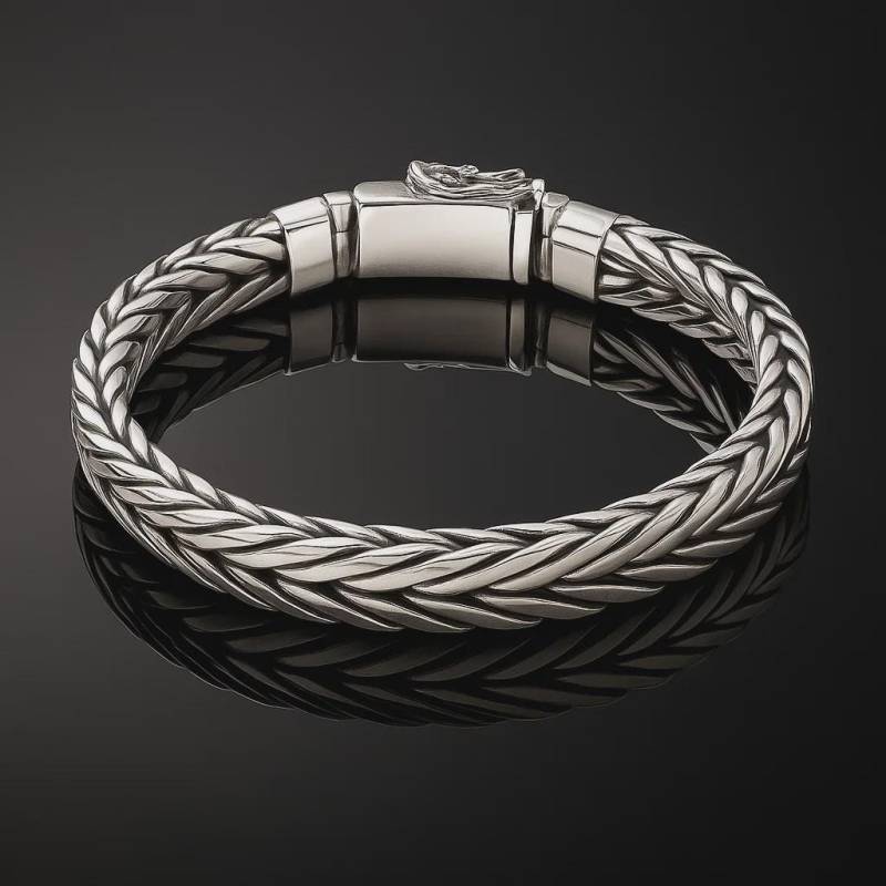 10 Mm Massiv Sterling Silber Armband, Armband Männer, Bali Armband. Herren von KartiniStudio
