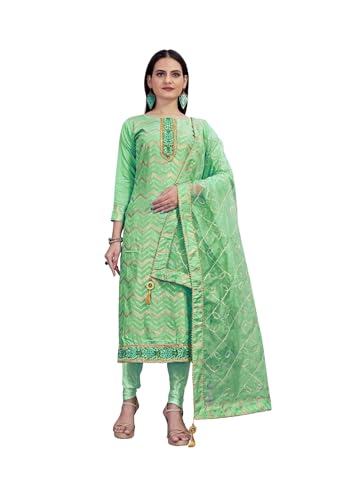 Indisches Salwar Anzug Set für Frauen Ethnische Party Wear Salwar Kameez Set Ready to Wear, Grün und Braun, X-Large Indisches Salwar Anzug Set für Frauen Ethnische Party Wear Salwar Kameez Set Ready to Wear, Grün und Braun, X-Large von Kartutva