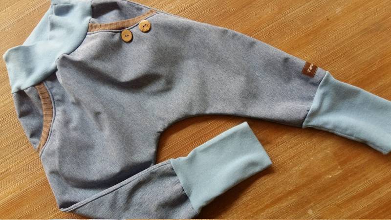 Warme Softshellhose in Jeans Melange von KaruschlDesign