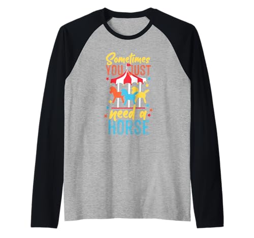 Karussell Pferd Merry-Go-Round Design für Mädchen Raglan Karussell Pferd Merry-Go-Round Design für Mädchen Raglan von Karussell Pferd Design Ideen für Mädchen
