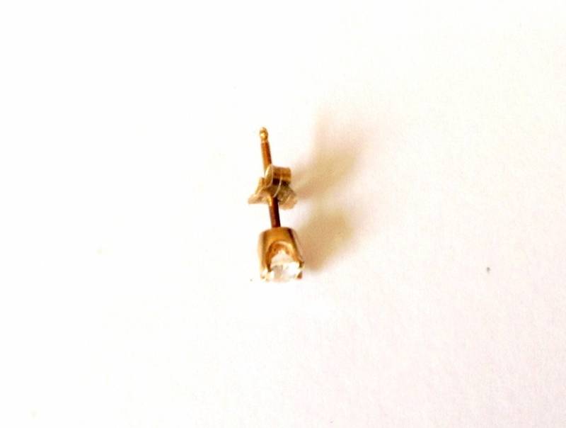 Diamant Ohrring - Ohrstecker 14K Echter Prongset Muttertagsgeschenk Geschenk Für Ihn Ein Fünftel Karat von KarynJamieDesigns