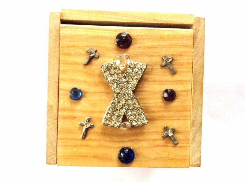 Holz Schmuckschatulle - Dekorierte Verziert Handgefertigte Geschenk Für Freundin Kind von KarynJamieDesigns