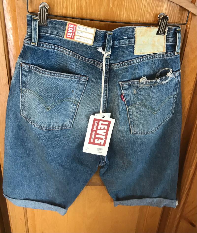 Levi Verzierte Shorts - Vintage Cutoffs Levis 517 Reißverschluss Größe 32" Herren von KarynJamieDesigns