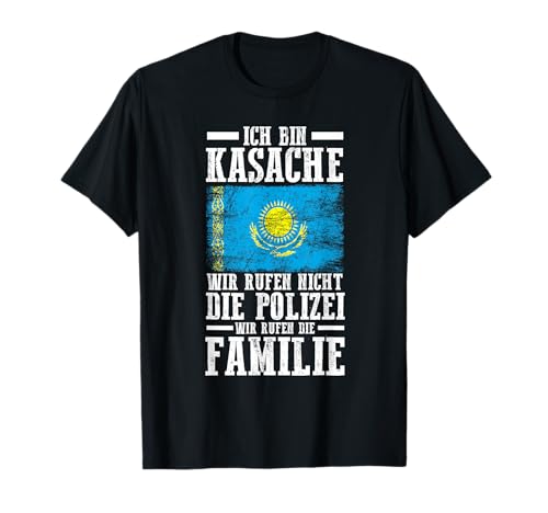 Kasachstan Kasache Kasachisches T-Shirt - Kasachstan Design - Schwarz, S, Kurzarm, Polyester 100%, Kultur-T-Shirt, Herren, Kasachstan-Enthusiasten, Reisende, Polizei-Fans von Kasachstan Kasache Kasachisches Geschenk