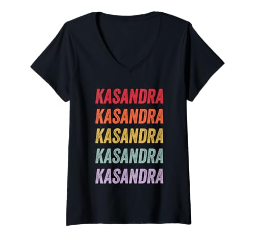Damen Kasandra T-Shirt mit V-Ausschnitt Damen Kasandra T-Shirt mit V-Ausschnitt von Kasandra Apparel