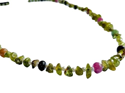 Kashish Gems & Jewels Stilvolle Halskette mit Turmalin-Perlen und Peridot-Perlen, 76,2 cm lang, Geschenk, klein, Edelstein, mehrere Edelsteine, Small, Edelstein, Mehrere Edelsteine Kashish Gems & Jewels Stilvolle Halskette mit Turmalin-Perlen und Peridot-Perlen, 76,2 cm lang, Geschenk, klein, Edelstein, mehrere Edelsteine, Small, Edelstein, Mehrere Edelsteine von Kashish Gems & Jewels
