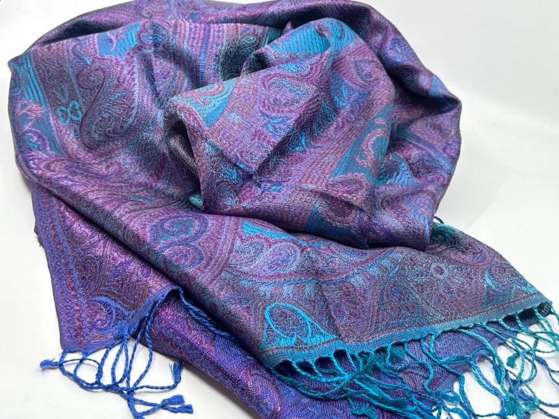 Supersilk Hochwertiger, Großer Seidenschal von KashmirTraumInsa