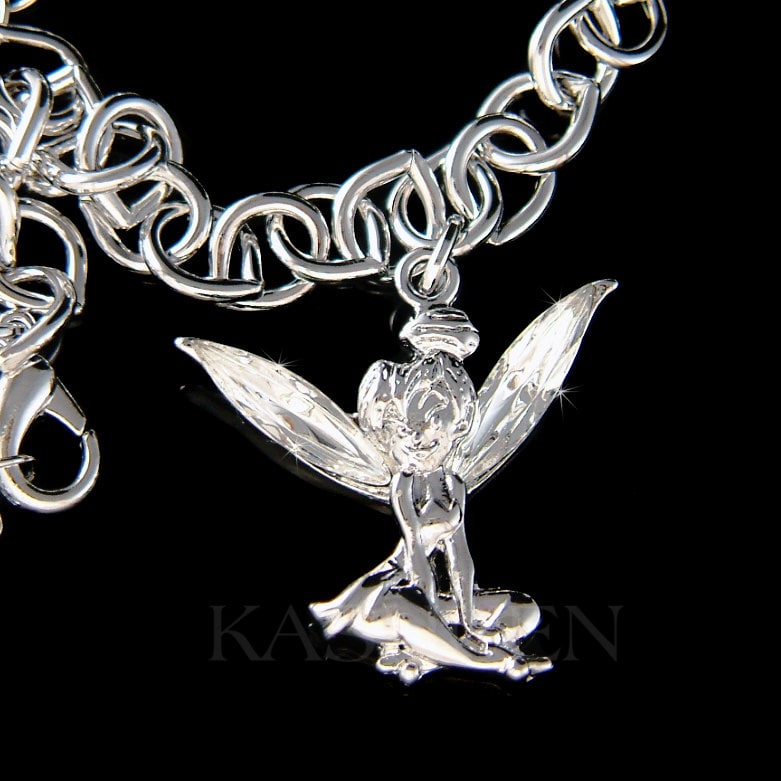 Charm-Armband Mit Swarovski-Kristallen, Feen-Engelsflügel, Schmuck Für Damen Und Teenager, Weihnachten, Fantasie, Magie, 18., 20., 25., 30., 40 von Kashuen