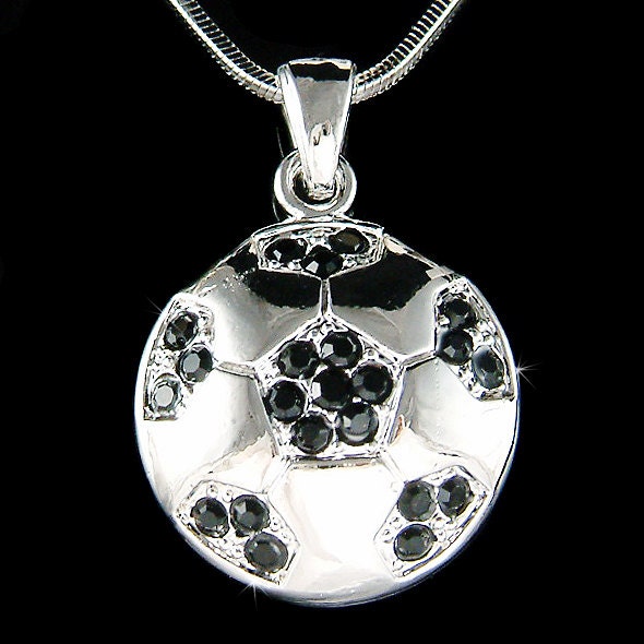 Halskette Mit Swarovski-Kristallen, Fußball, Mama, Team, Unisex, Beste Freunde, Trainer, Weihnachten, Fifa-Weltmeisterschaft, 10./20. Geburtstag von Kashuen