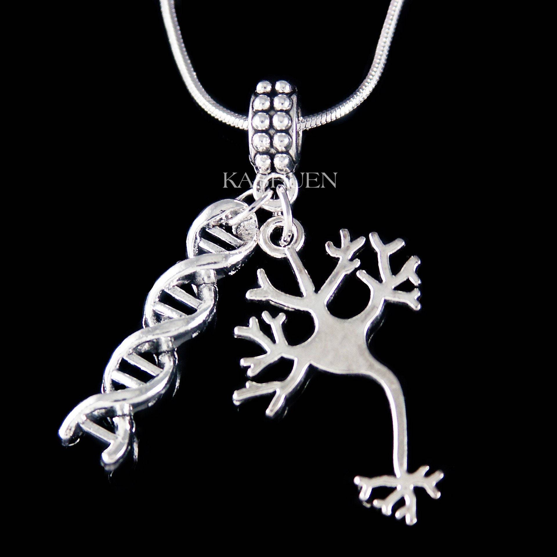 Neuron Dendrit Dna Gehirn Chirurg Neurowissenschaften Abschluss Geschenk Neurologie Neurologe Psychology Psychiater Halskette Wissenschaft Armband von Kashuen