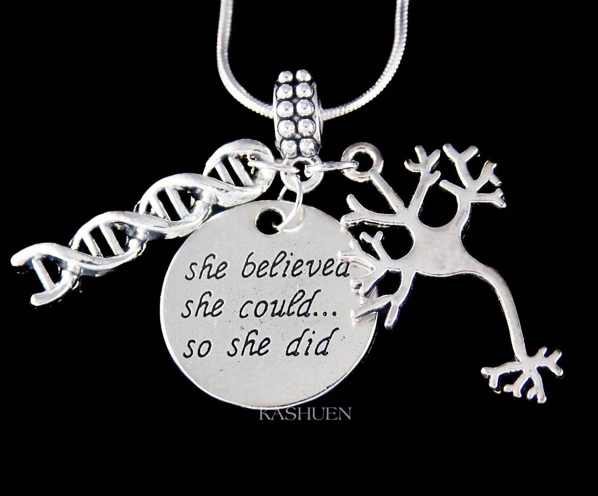 Neuron Frauen Halskette Dna Gehirn Arzt Neurowissenschaften Neurologie Neurologe Psychology Abschluss Keychain Schmuck Passend European Bettel von Kashuen