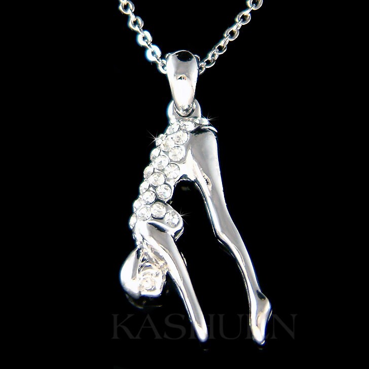 Swarovski Kristall 3D Schwimmen Synchronschwimmer Halskette Tauchen Taucher Meer Sport Schmuck Weihnachten 16. 18. Geburtstag Geschenk Armband Charm von Kashuen