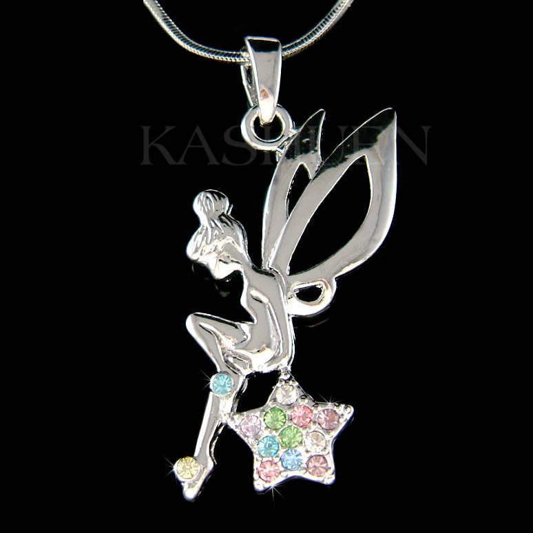 Swarovski-Kristall-Halskette Mit Regenbogen-Feen-Engelsflügeln, Stern-Halskette, Fantasie-Schmuck, Teenager-Frauen, Beste Freunde, Weihnachten, 30 Swarovski-Kristall-Halskette Mit Regenbogen-Feen-Engelsflügeln, Stern-Halskette, Fantasie-Schmuck, Teenager-Frauen, Beste Freunde, Weihnachten, 30 von Kashuen