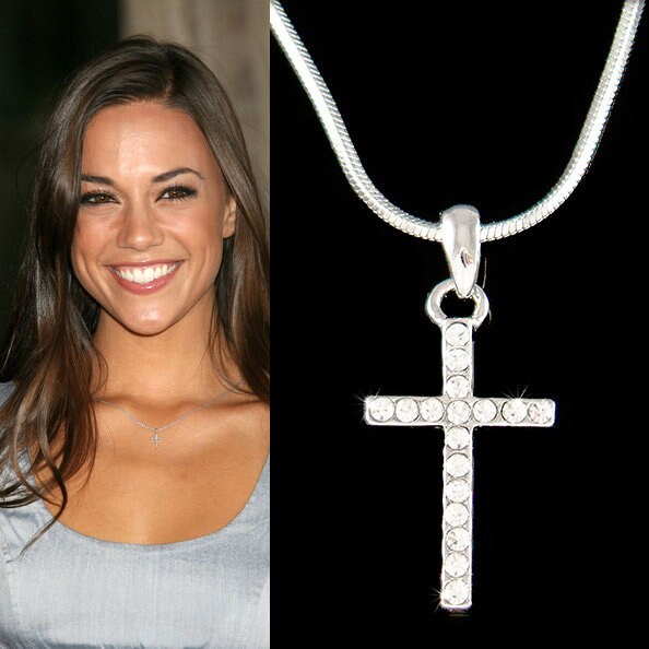 Swarovski Kristall Kleines Kreuz Gott Herr Jesus Christus Christlich Katholisch Religiös Layering Halskette Schmuck 16. 17. 18. 19 von Kashuen