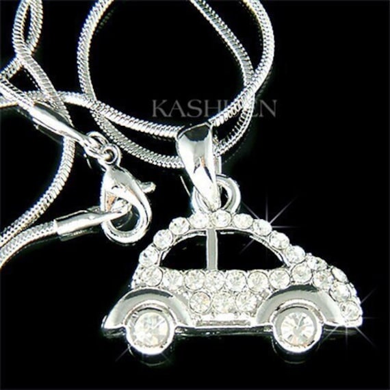 Süße Runde Auto-Halskette Mit Swarovski-Kristallen, Geschenke Für Den Ersten Autobesitzer, Weihnachten, Männer Und Frauen, 20., 25., 30., 35 von Kashuen