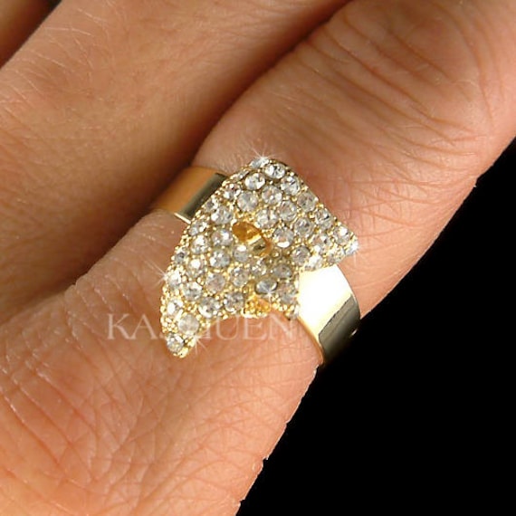 Swarovski Kristall Phantom Der Oper Masquerade Maske Verstellbarer Ring Broadway Musical Schmuck Damen Weihnachten Bester Freund Geburtstagsgeschenk von Kashuen